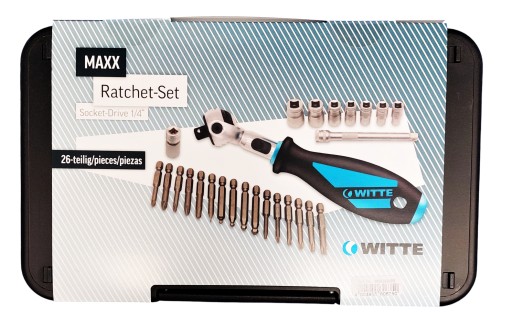 Набор головок и бит MAXX Ratsche 1/4