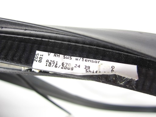 gasket sensor windows karoseryjnej right Mercedes W251 R-klasa