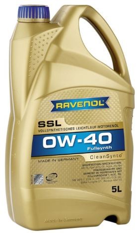 RAVENOL SSL SAE 0W-40 CLEANSYNTO 5л