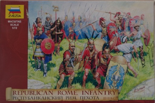 Zvezda 8034 1/72 Republican Roman Infantry III – II B.C