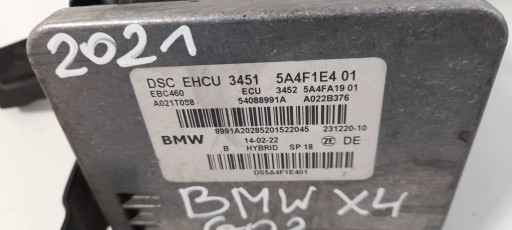 BMW X4 G02 pump ABS 5A4F1E4 (T184)