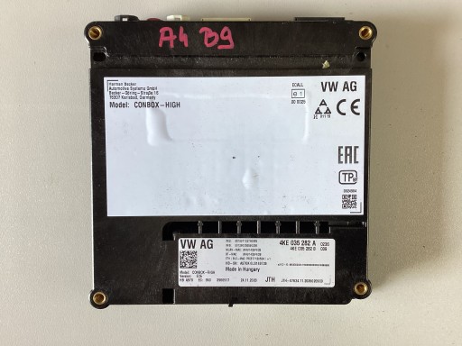 4KE035282A - Audi a4 b9 conbox-high модуль sos