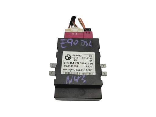kompjuter računalo POMPY goriva BMW E90 N43 7218339