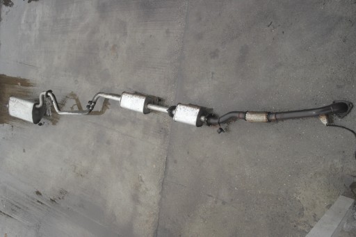 DAEWOO EVANDA 02-06 2.0 16V TLUMIK KONCOWY mitte auspuffanlage auspuff UKLAD KOMPLET