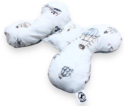 Протиударна подушка Sroka Білобокий метелик, біла