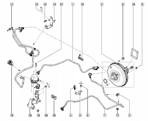 RENAULT CLIO 4 IV СИЛОВОЙ КАБЕЛЬ 474019646R