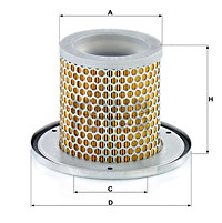 1342 - Воздушный фильтр MANN-FILTER C1342KIT C1342 JOHN DE