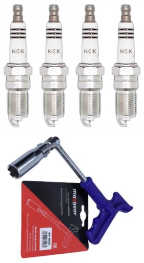 NGK Spart Plug Irida TR55IX 7164 + Ключ до свічок 16 мм