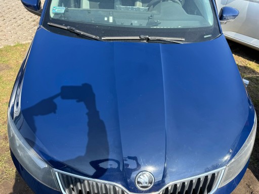 6V0823155 - капот skoda fabia iii lift lf5a-z5z5 темно-синій оригінал