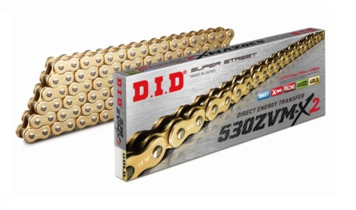 DID530ZVMX2-118G&G - Приводний ланцюг DID 50 530 ZVMX2 ZVM-X2 118 злотий