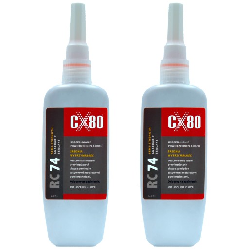 123 - CX80 RC74 КЛЕЙ ГЕРМЕТИК ПОВ. ПЛОСКИХ 2 ШТ.