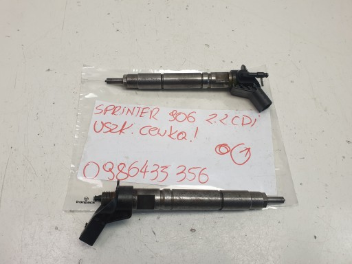 0986435356 - Mercedes Sprinter 906 2.2 CDI инжектор впрыска