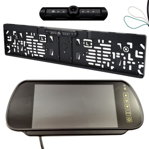 Монитор 7 дюймов Камера в рамке передняя задняя ИК-комплект