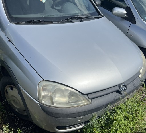 КАПОТ, КРИШКА ДВИГУНА, OPEL CORSA C, СРІБЛИВИЙ