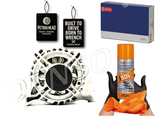 DENDAN1078#ECS-PCP+K - Генератор (14в 120а) alfa romeo giulietta mito fi #petrolhead pro+ kit4