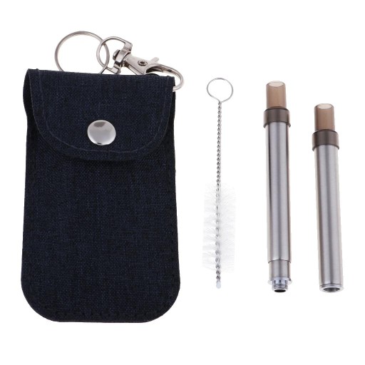 Складані соломинкові чашки з нержавіючої сталі