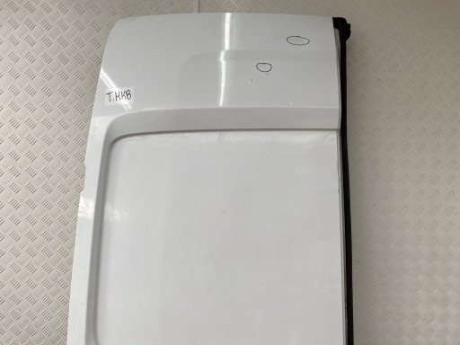 FORD TRANSIT MK8 13-25 WYSOKI door rear. left rear part SKRZYDELKO FROZEN WHITE