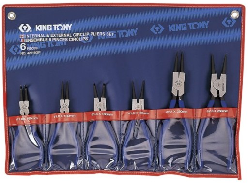 НАБІР ПЛОСКОГУБЦІВ ДЛЯ КІЛЕЦЬ SEGERA 6 ШТ. ФУТЛЯР