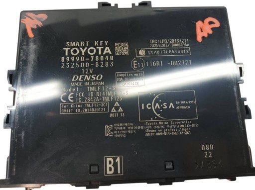 modulo SMART KEY 89990-78040 Lexus NX e (2014- 2021 )