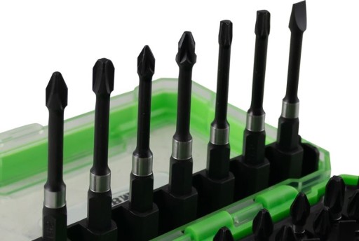 НАБІР З 57 ШТ. ЗМІШАНИХ УДАРНИХ БІТ КОРОТКИХ ДОВГИХ JBM