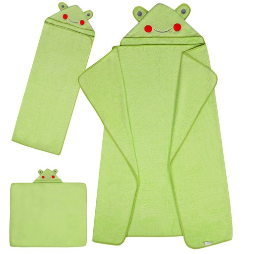 Покривало з капюшоном Duet Baby 100 х 120 см зелене