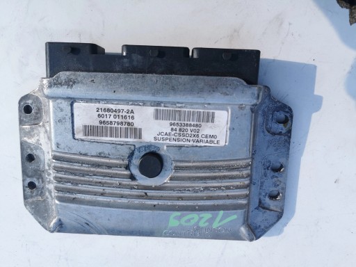 PEUGEOT 407 2.7D 21680497-2A 9658798780 computer E