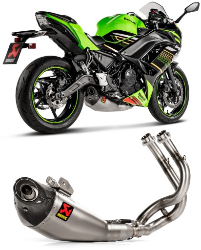 S-K6R12-HEGEHT - Глушник вихлопних газів Akrapovic KAWASAKI NINJA / Z650 17-20