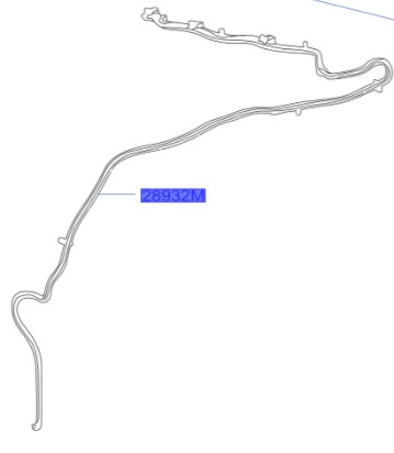 289325DF1A - Лінія омивача Infiniti