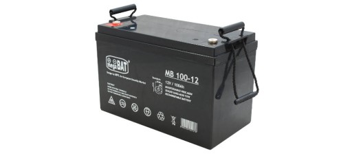 Аккумулятор врла мб 100-12 (326/172/242мм) мб 100-12