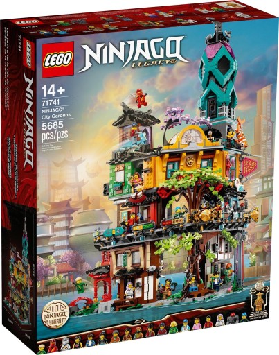 LEGO Ninjago 71741 Mestské záhrady 5685EL. SENSEI WU