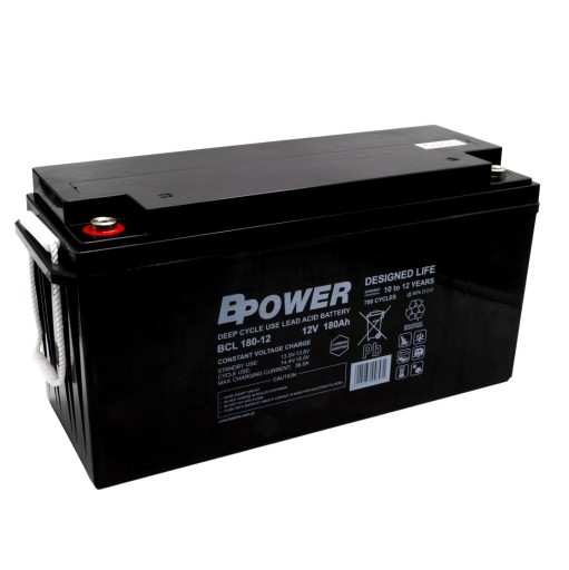 Bpower 180ah bcl180-12 аккумулятор 12 в циклическая работа 700 циклов глубокого цикла