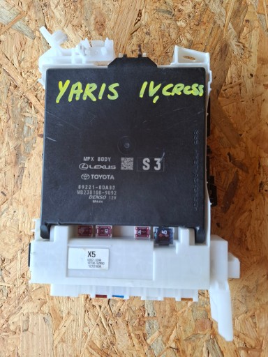 89221-0DA80, 892210DA80 - Toyota yaris iv, крос-контролер mpx модуль мультиплекс смарт-ключ 89221-0da80
