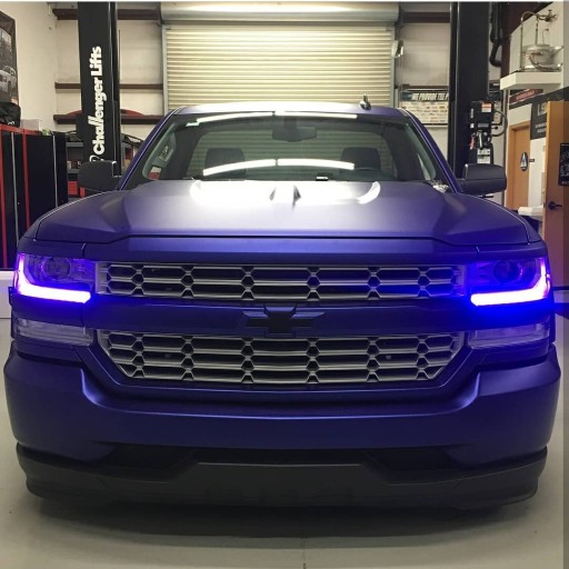 Hexis неоновый синий матовый синий матовый 152x100cm