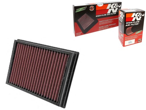 33-2877 - Kn Filters спортивний повітряний фільтр Зовнішня довжина