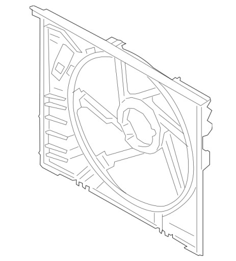 17425A53271 - OE кожух вентилятора BMW G42 G20 G22 G23 G26 G28