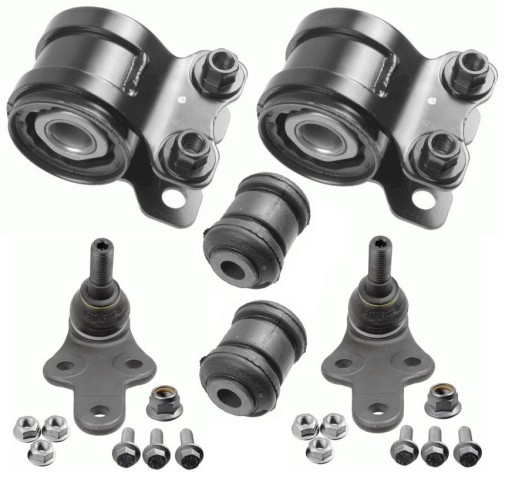 Пальцы, сайлентблоки передних поперечных рычагов ford focus ii c-max