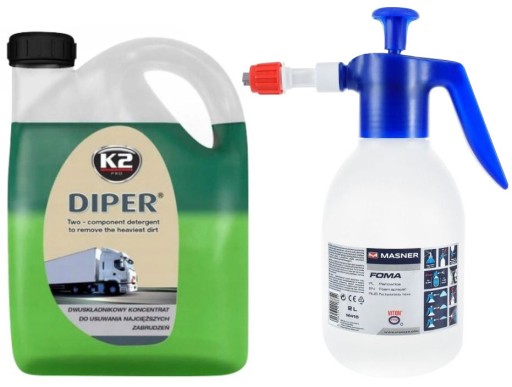 K2 DIPER сильна активна піна 2л + піна 2л