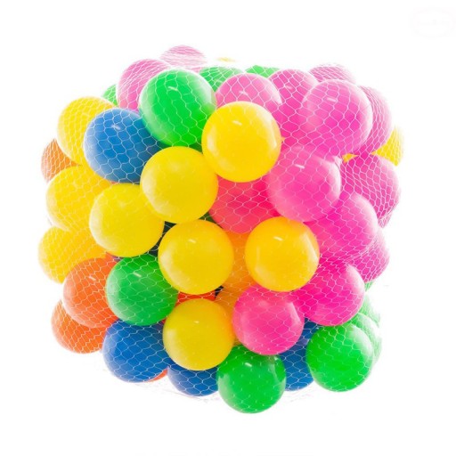КОЛЬОРОВІ М'ЯЧІ НАБІР 100 ШТ