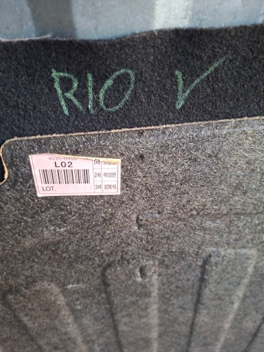 mats boot KIA RIO V 85710-H8020