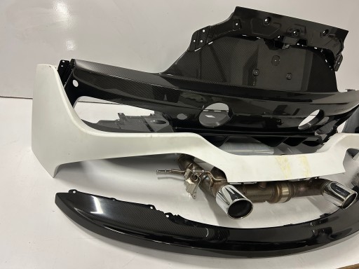 MASERATI MC20 running board bumper rear exhaust pipe cap Rear Bumper