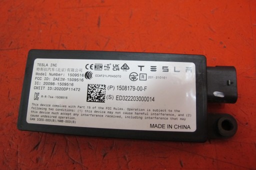 Tesla MODEL Y module control unit ANTENY aerial BLUETOOTH BT 1508179-00-F