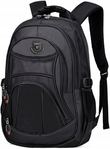 Рюкзак шкільний багатокамерний Paso чорний 30 л