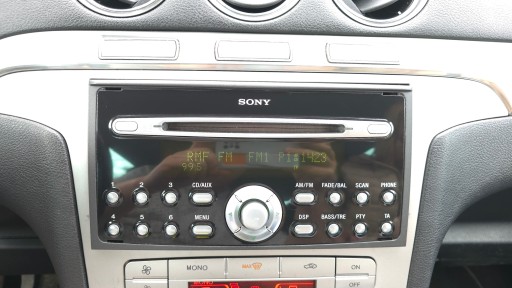 04-07 MK5 - FORD FOCUS MK2 C-MAX MK1 FIESTA MK6 FUSION РАДІО SONY MP3 AUX КОД 2005 РІК