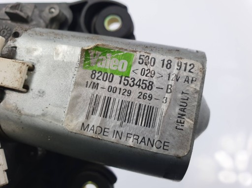 mini motor of a wiper rear part 8200153458 RENAULT SCENIC II
