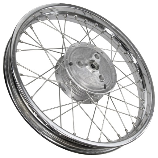 ОБІД 16 ДЮЙМІВ КОЛЕСО ХРОМ JAWA 50 MUSTANG БРОНЕНОСЕЦЬ