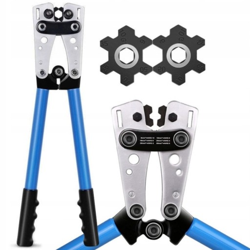 ОПРИСТУВАННЯ КІНЦІВ КАБЕЛЮ ПРЕС КУЛЯ ПРЕС 390 мм 6-50 мм2