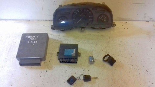 1C1A-12A650-NE - КОМП'ЮТЕР КОМПЛЕКТ IMMO FORD TRANSIT MK6 2.4 DI 00-