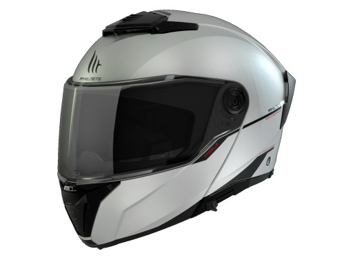 Шолом для мотоцикла MT ATOM 2 SV SOLID WHITE Flip-Up MThelmets