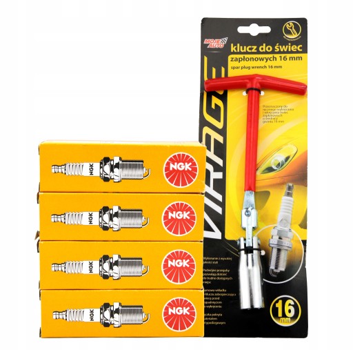 5468 - 4x ngk silfr6a11 іридієві свічки + гайковий ключ