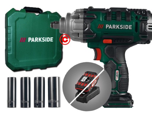 Parkside Klucz udarowy aku. Passk 400Nm 20V bez aku i ładowarki